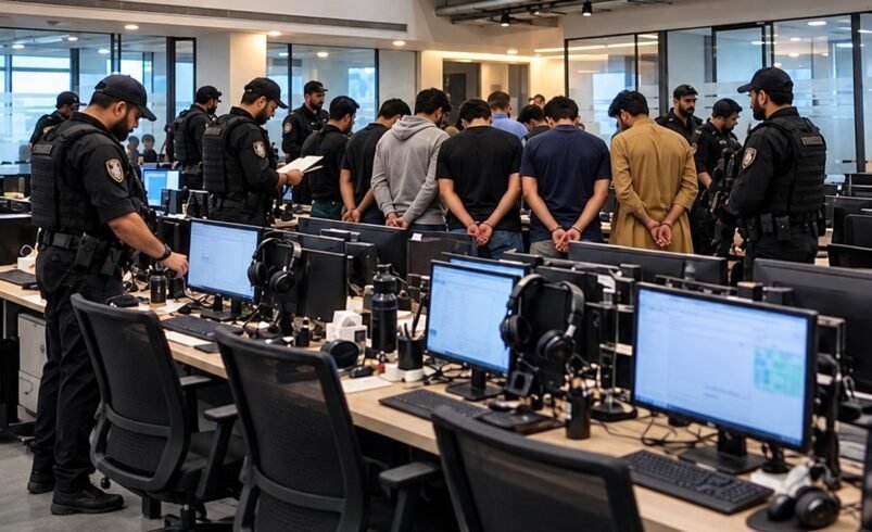 NCCIA Arrests 11 Suspects in Lahore Cyber Fraud Case