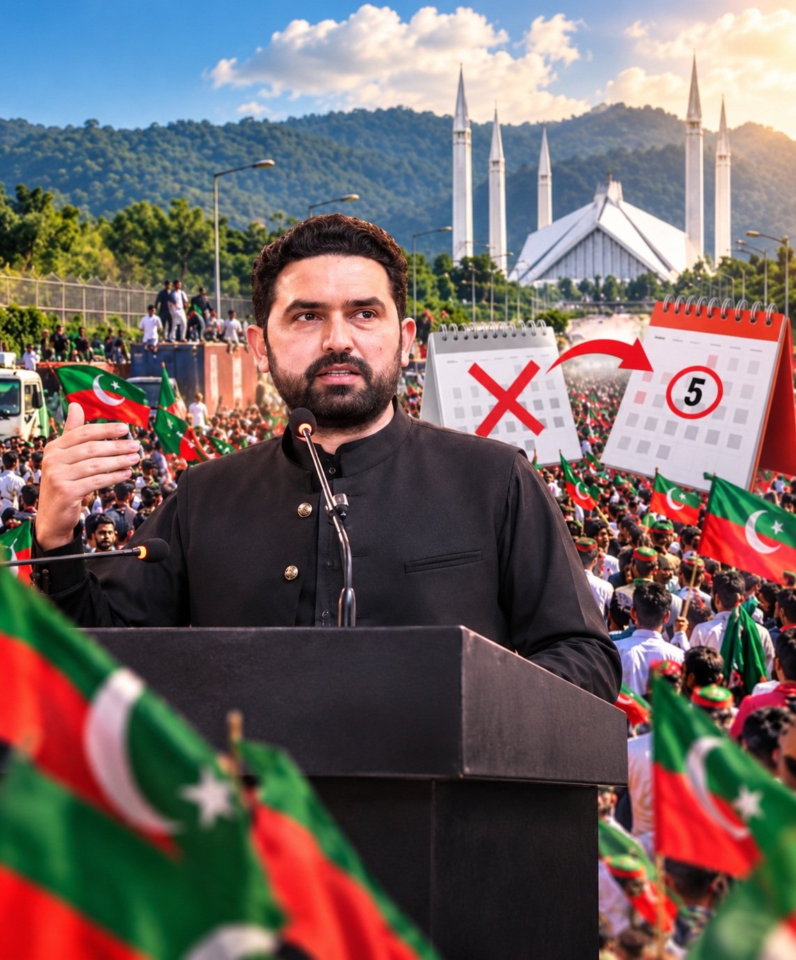 PTI Postpones Islamabad Long March to October 4