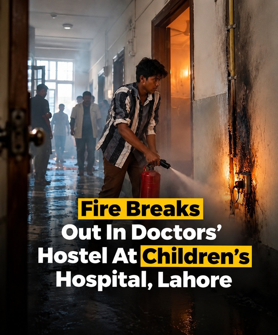 Children's Hospital Lahore Fire