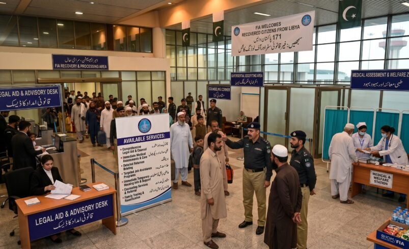 FIA Recovers 171 Pakistanis from Libya, Explains Passenger Offloading Process