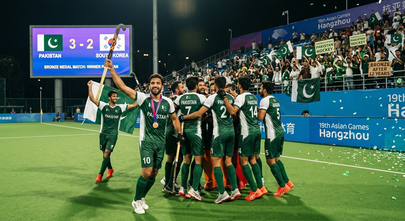 Pakistan Asian Games hockey bronze