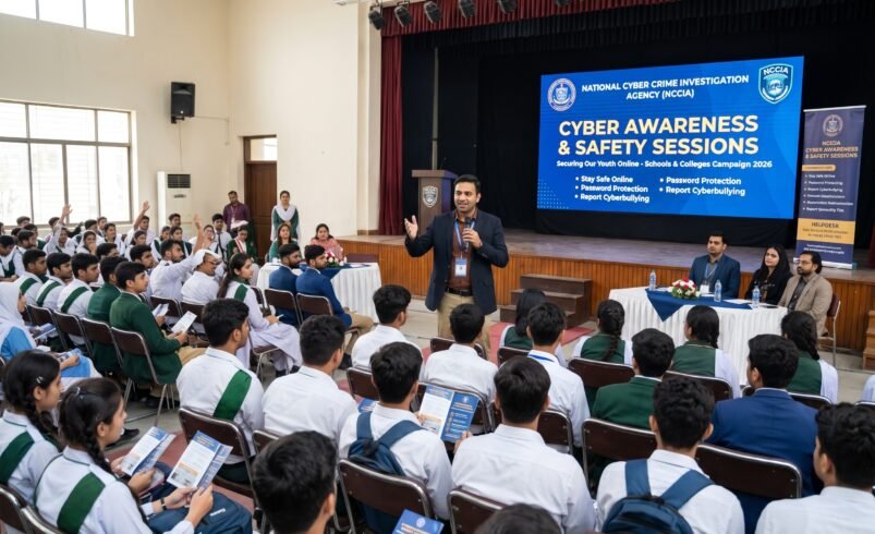 NCCIA Holds Cyber Awareness Sessions in  Schools and Colleges Across Four Cities