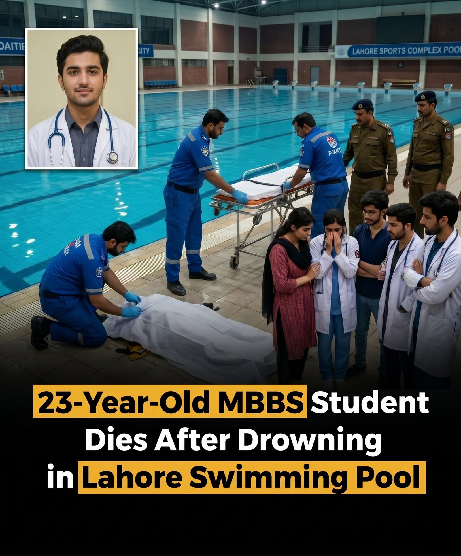 23-Year-Old MBBS Student Dies After Drowning in Lahore  Swimming Pool