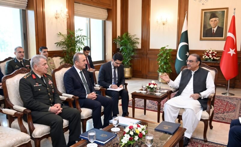 President Zardari Highlights Strong Brotherhood  and Defence Cooperation Between Pakistan and  Turkiye