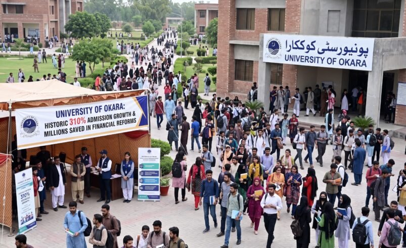 University of Okara admission growth