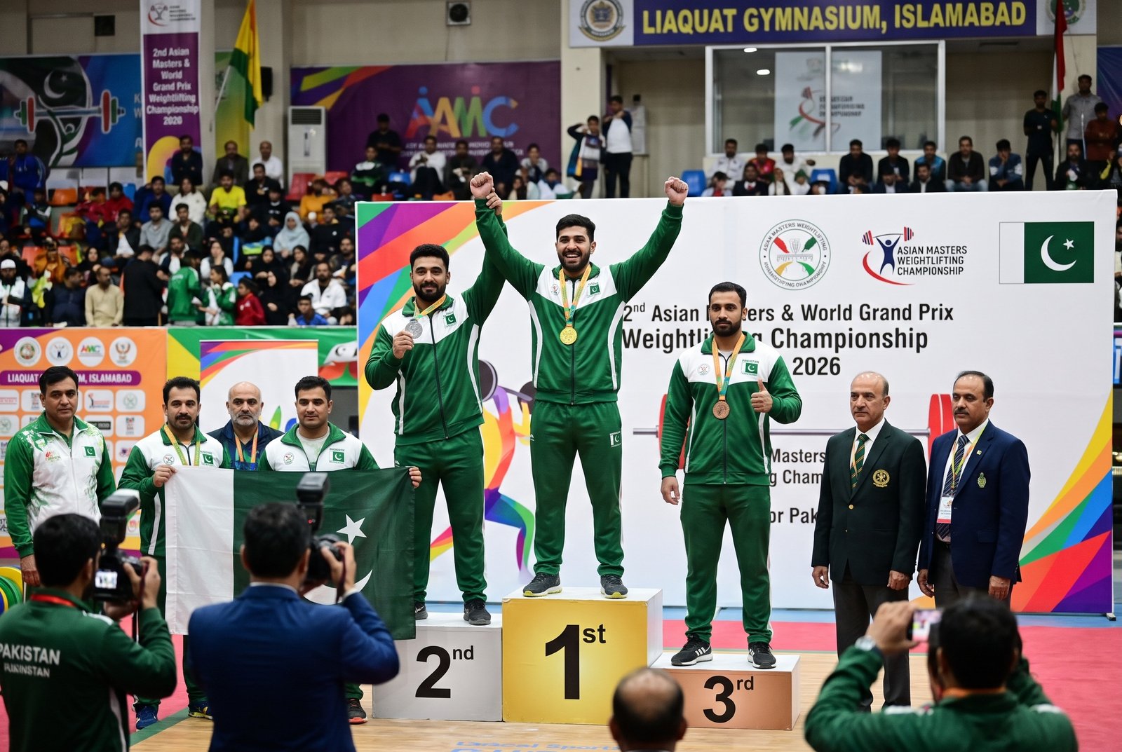 Pakistani Weightlifters Win Top Positions at Asian  Masters and Grand Prix