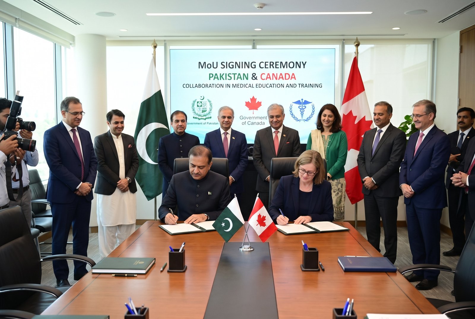 Pakistan and Canada Sign MoU to Improve  Medical Education and Training