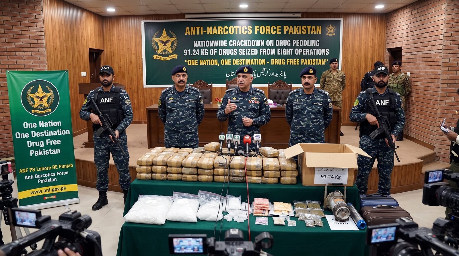 ANF Seizes Over 91 Kilograms of Drugs During Eight  Nationwide Operations