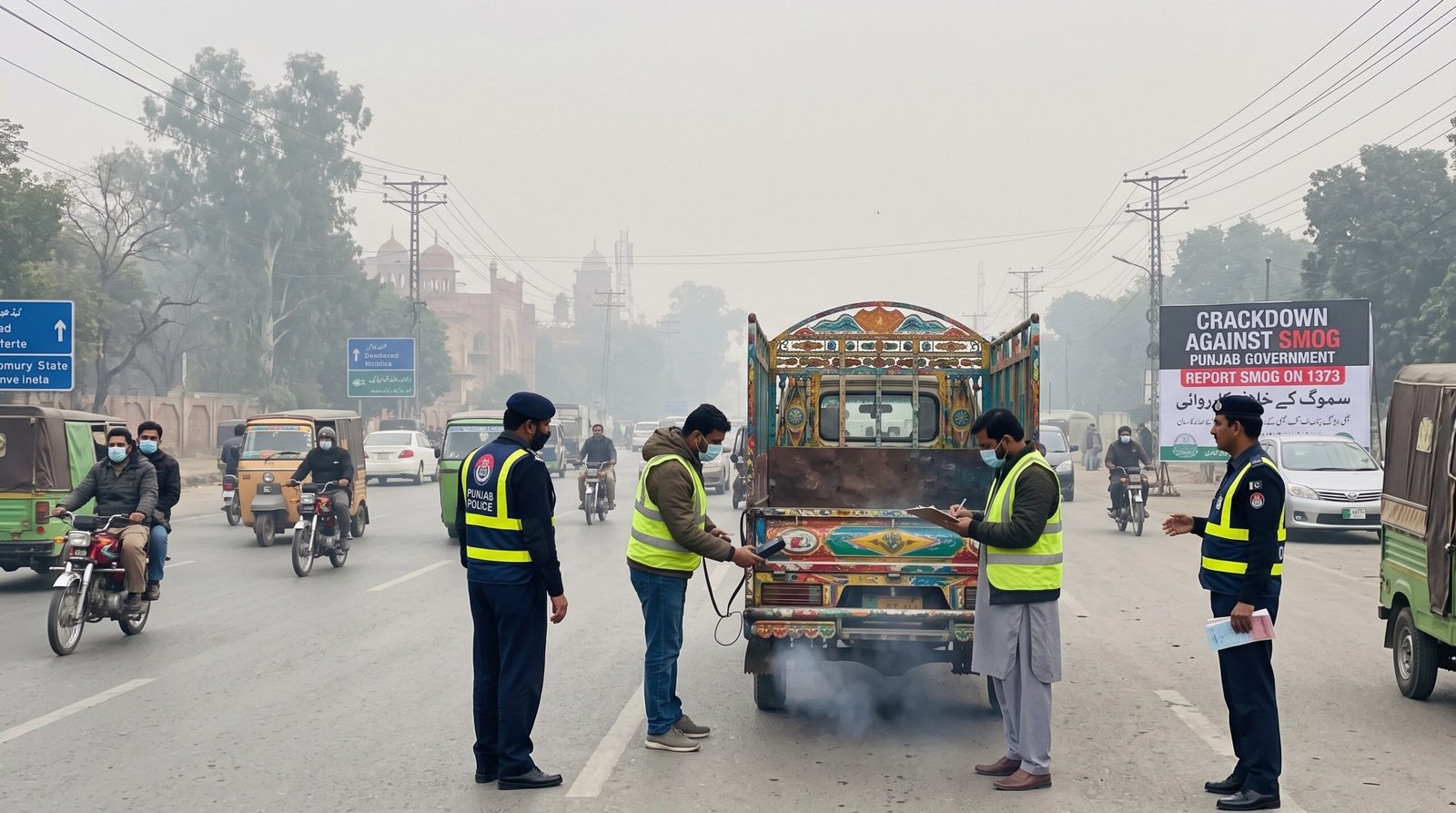 Punjab Steps Up Anti-Smog Campaign as Lahore Records AQI of 185