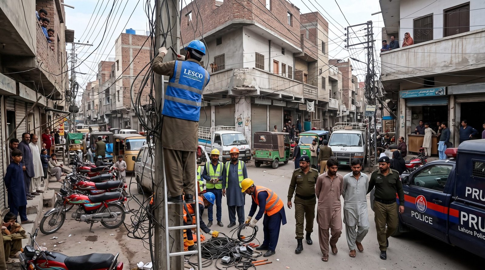 LESCO Catches 27 People for Electricity Theft in  Lahore, Two Arrested