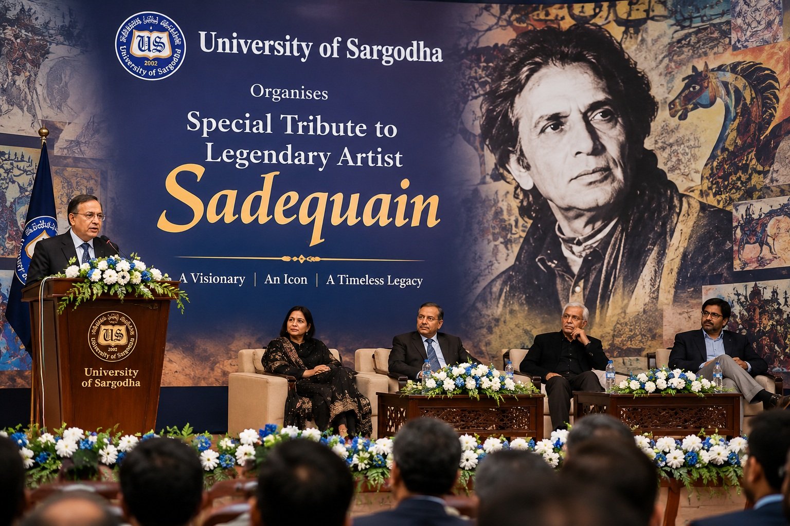 University of Sargodha Organises Special Tribute to Legendary  Artist Sadequain