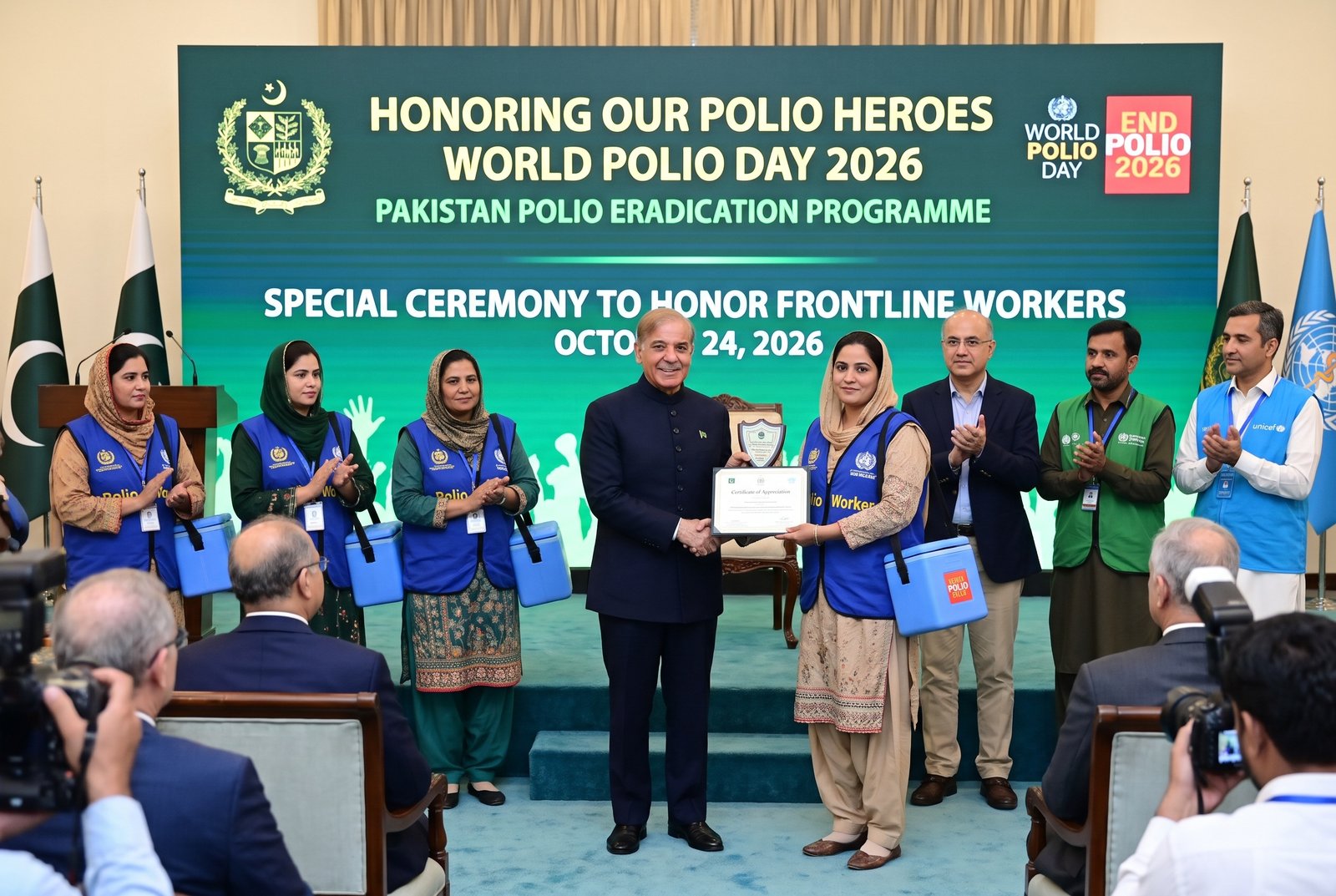 Pakistan Honors Polio Workers for Protecting  Children on World Polio Day 2026