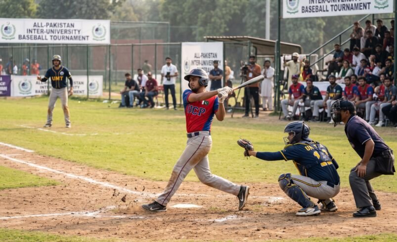 UCP and UMT Players Compete in All-Pakistan  Baseball Tournament