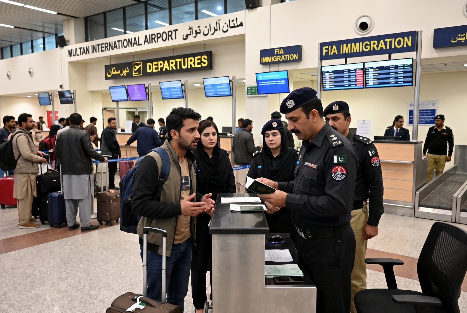 FIA Stops Passenger at Multan Airport Over Suspected Illegal  Travel Plan to Europe
