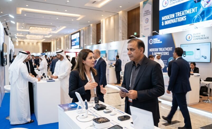 Khawaja Imran Nazir Explores Modern Diabetes Treatments at Dubai Conference