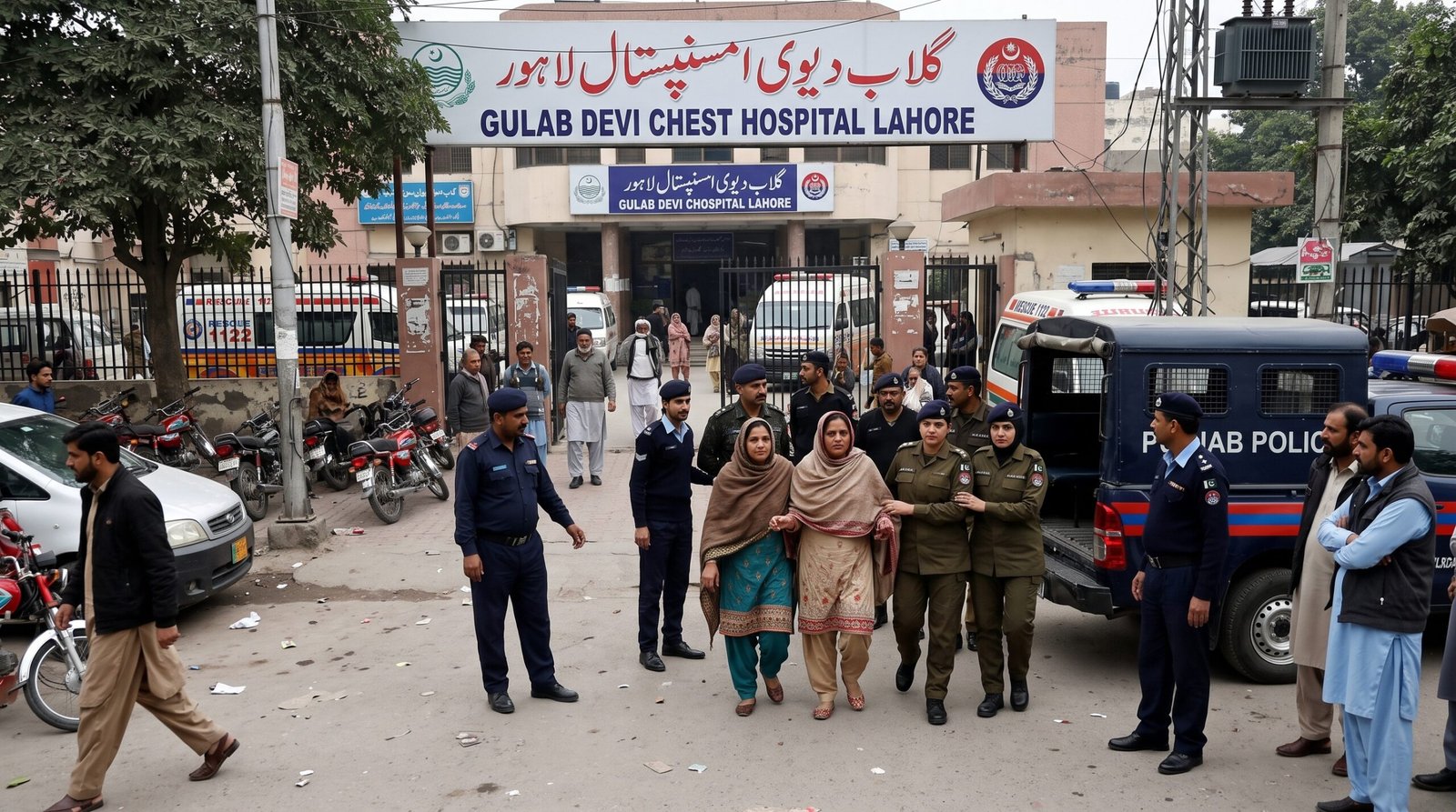 Two Women Detained After Dispute at Gulab Devi  Hospital in Lahore