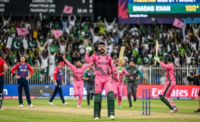 Shadab Khan century against England