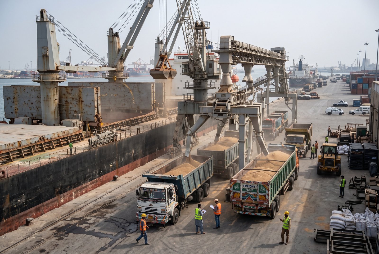 Karachi Port Handles Over 51,000 Metric Tons of  Imported Wheat