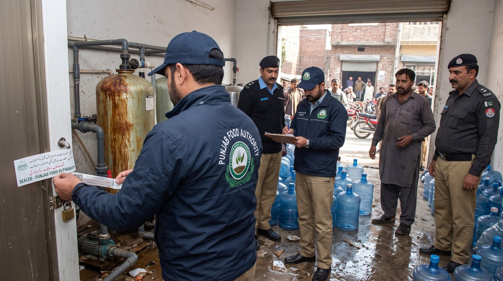 PFA Seals Two Water Plants and Food Units During Lahore  Inspection