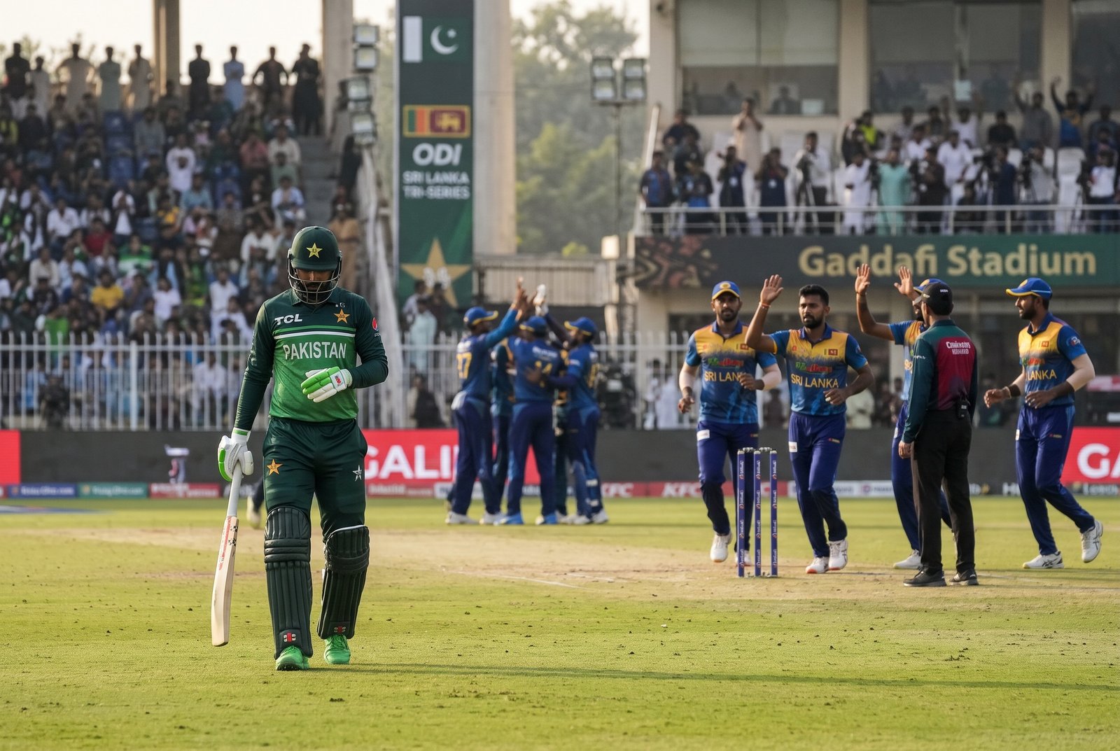 Shadab Khan dismissal