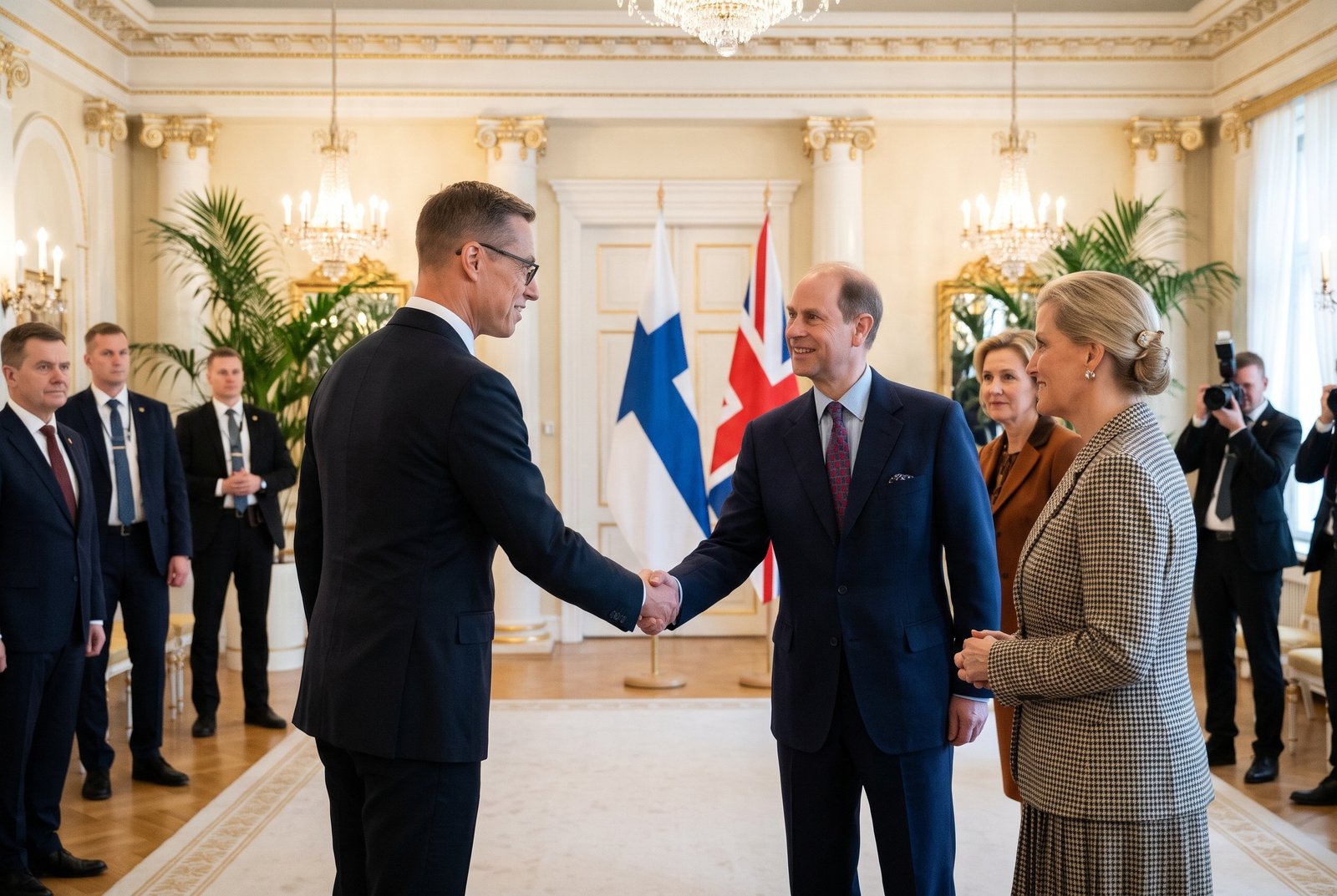 Prince Edward and Duchess Sophie Visit Finland  to Strengthen UK Ties