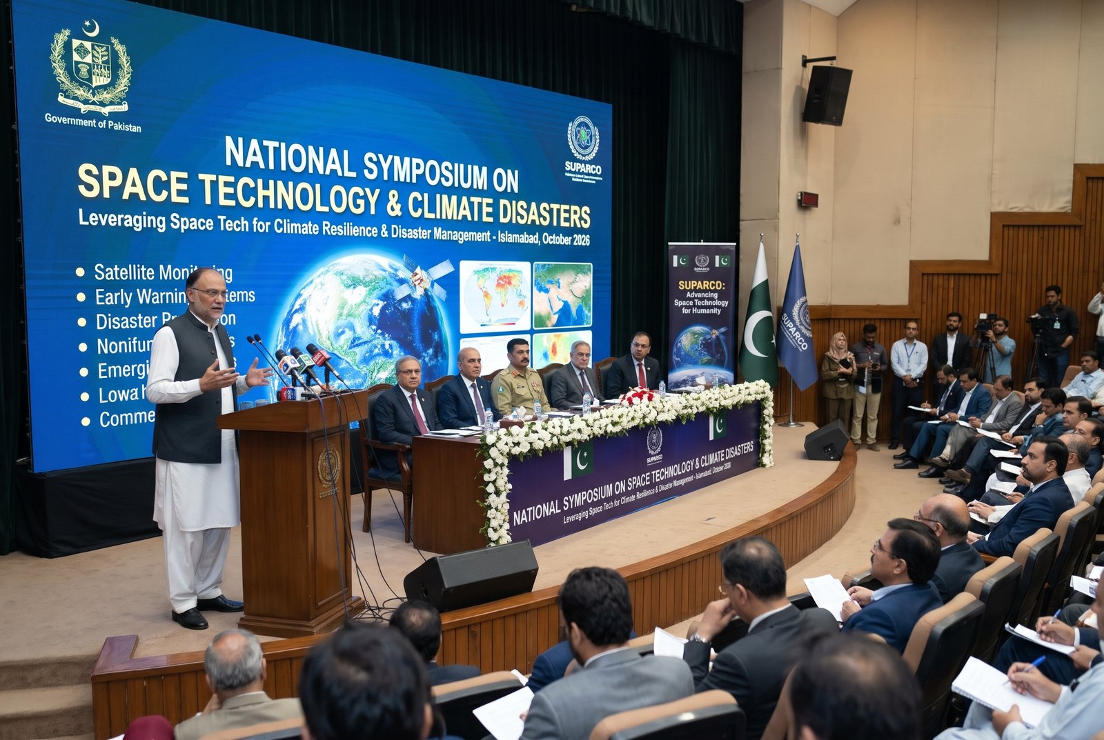 Space technology for climate change