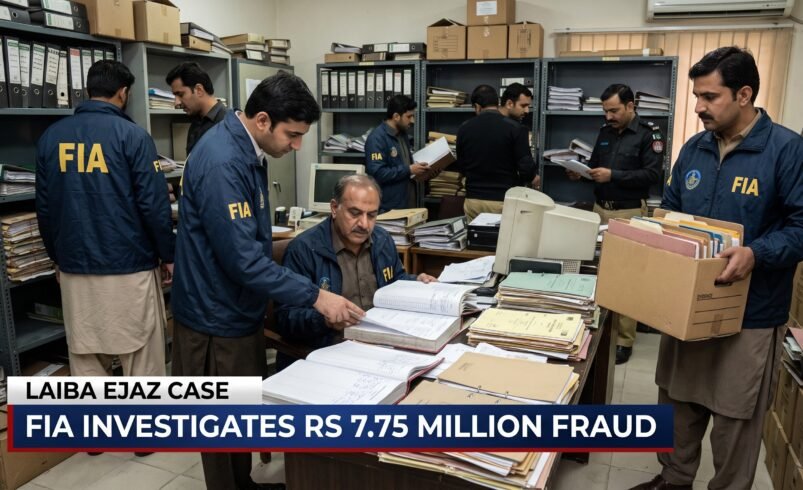 FIA Investigates Laiba Ejaz Case as Raids Continue Over  Alleged Rs7.75 Million Fraud