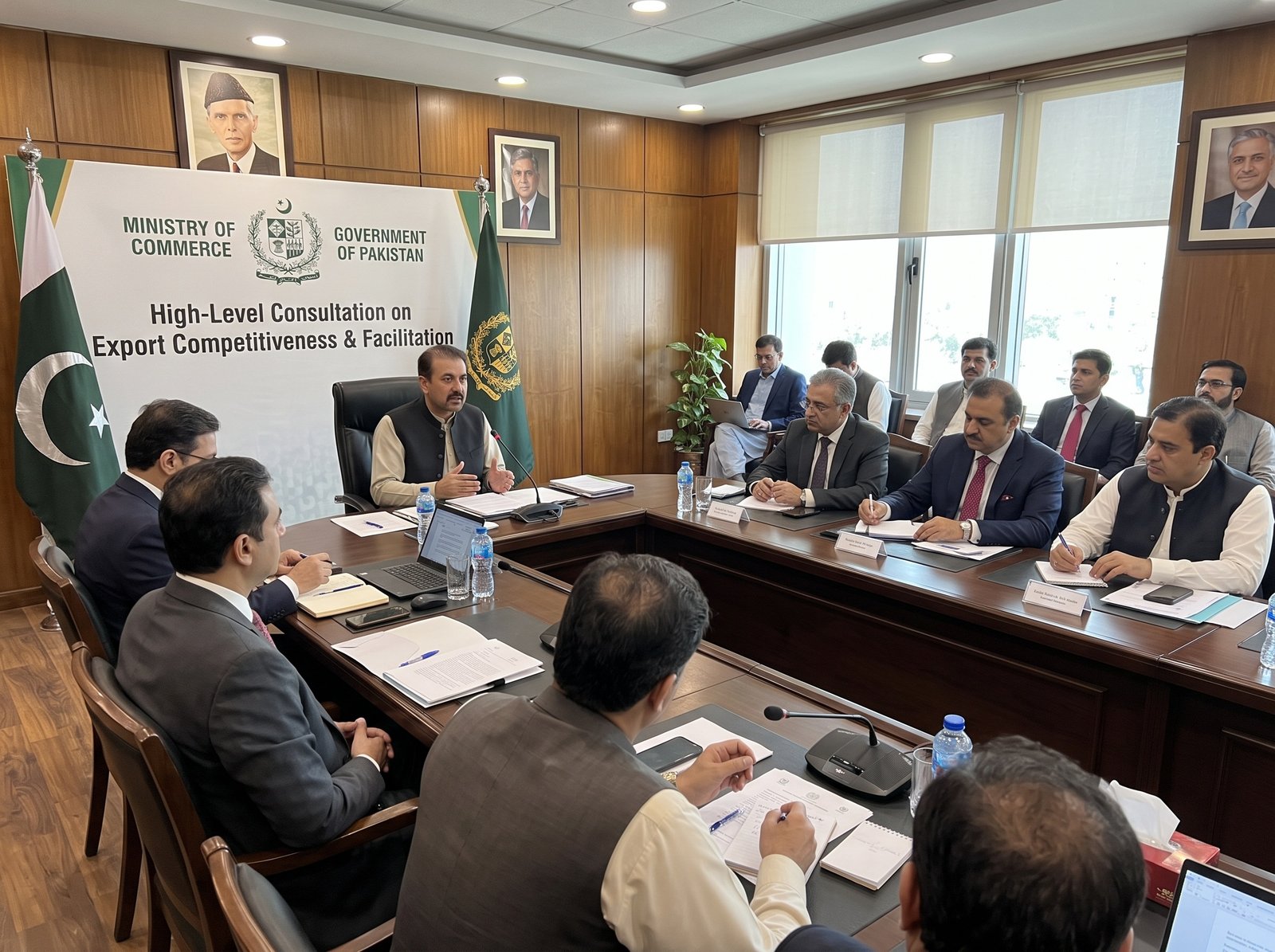 Jam Kamal Meets Exporters to Discuss Business  Problems and Increase Pakistan’s Exports