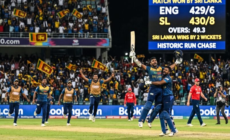 Sri Lanka chase 430 runs against England