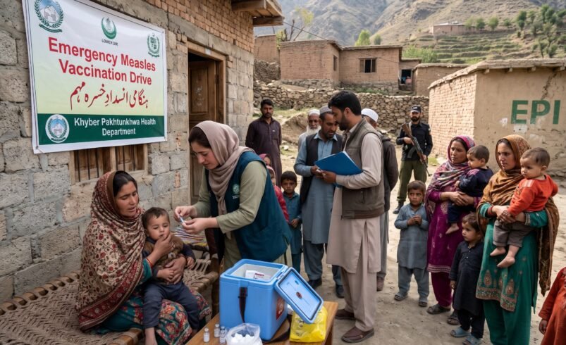 Lower Dir Orders Emergency Vaccination Drive  After Reported Measles Deaths