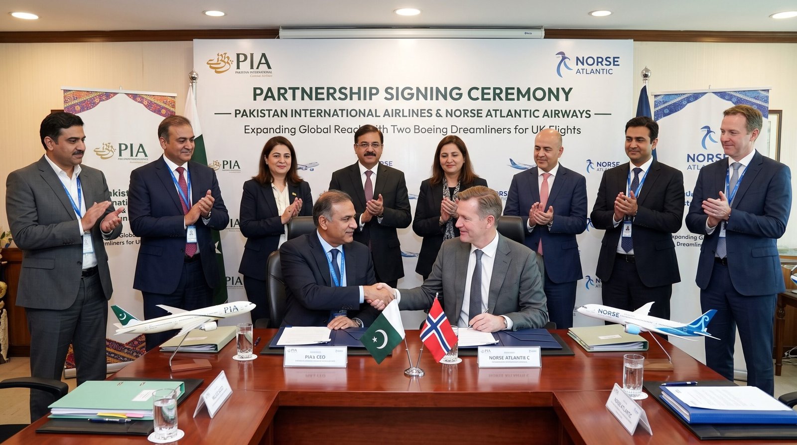PIA Partners with Norse Atlantic to Add Two Boeing  Dreamliners for UK Flights