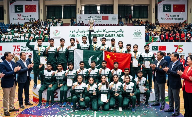 Rawalpindi athletes at Pak-China Friendship Games