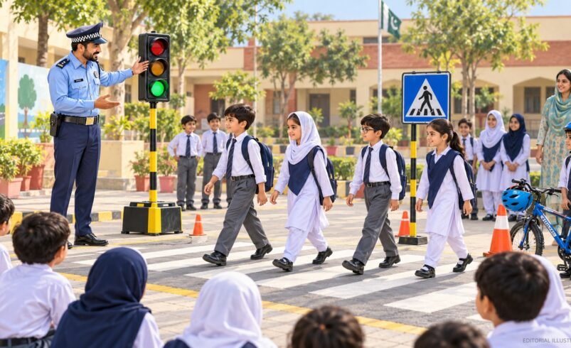 Rawalpindi Traffic Police road safety campaignc