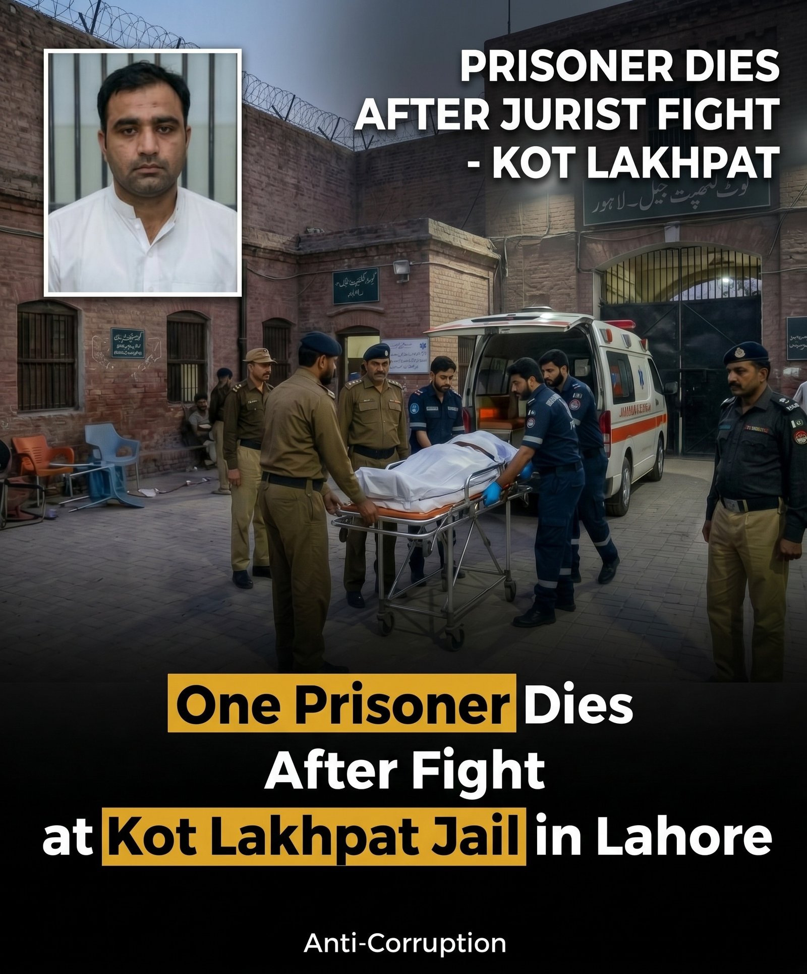 Kot Lakhpat Jail prisoner death